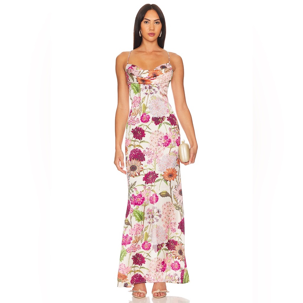 Katie May Tara Gown in Pink Daisy